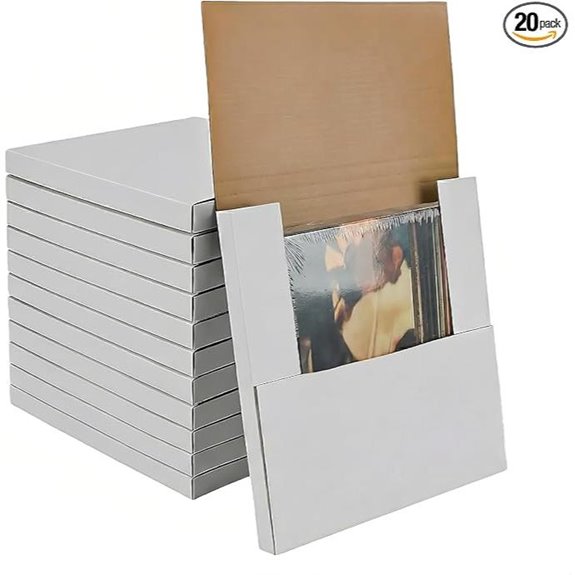 ZSZMFH 20 Pack Vinyl Record Shipping Boxes