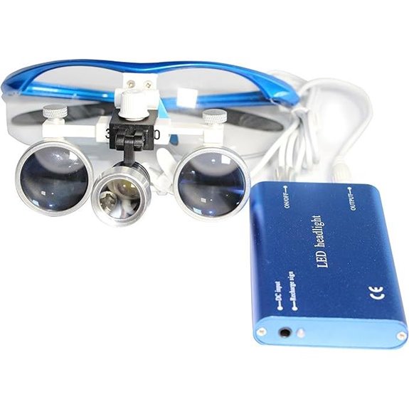 Dental Binocular Loupes 3.5X with LED Head Light