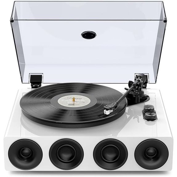 1 by ONE All-in-One Record Player with Built-in Speakers