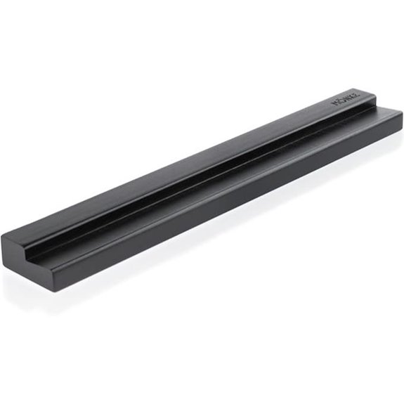 Vinyl Record Wall Mount Display Shelf (Black)