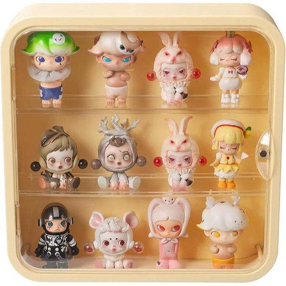 Clear Acrylic Display Case for Figures (3 Tiers)