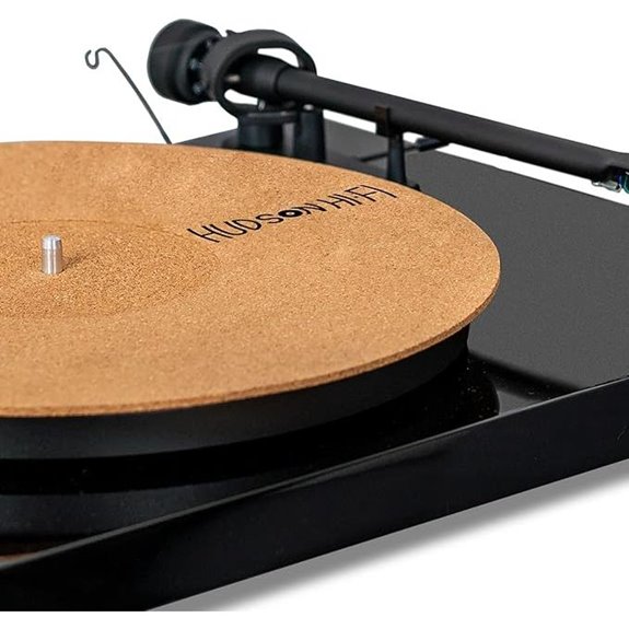 Corkery Recessed Cork Turntable Mat - Anti Static Slipmat