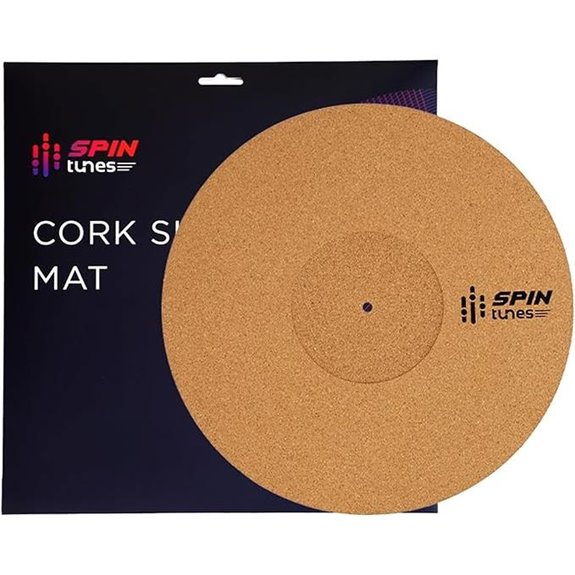 Cork Turntable Mat for Vinyl Record Players 3mm Thick