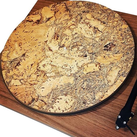 Cork Turntable Slipmat for Vinyl LP Record Player