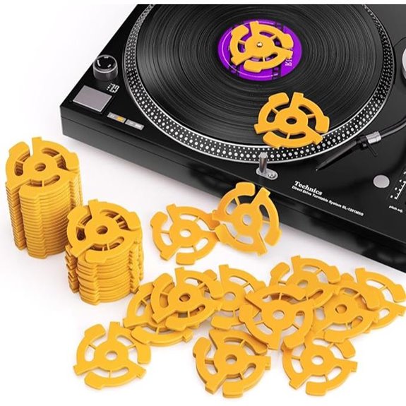 Facmogu 30 Pack 45 RPM Record Adapter (7 Inch)