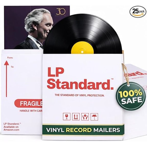 LP Standard Heavy Duty Vinyl Record Mailers (25 Pack)