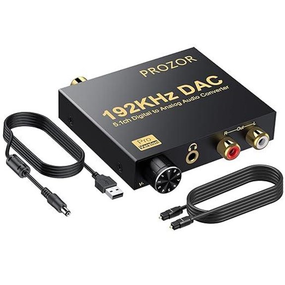 PROZOR Digital to Analog Audio Converter (192kHz)