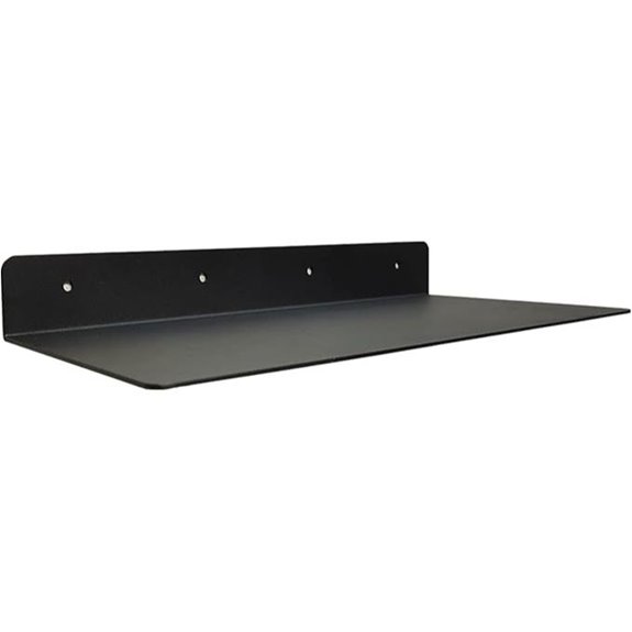 Linear Floating Shelf Wall Mounted Metal (8x16.5-inch)