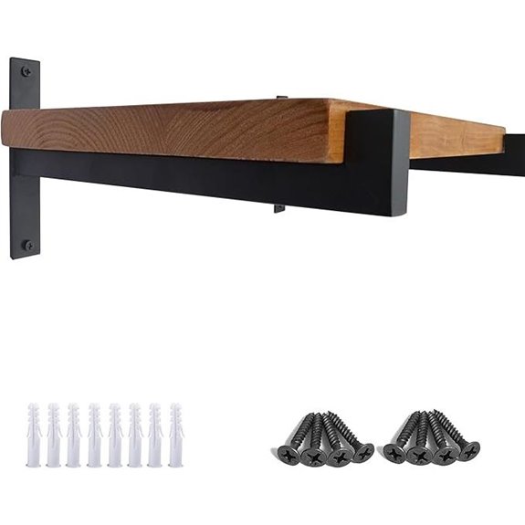OVOV Steel Heavy Duty Shelf Brackets 12-Inch (2-Pack)