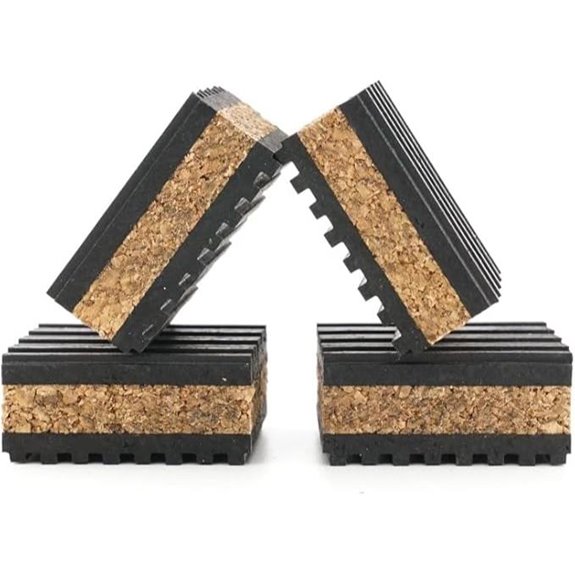 Sound Isolation Pads for Turntables (4-Pack)