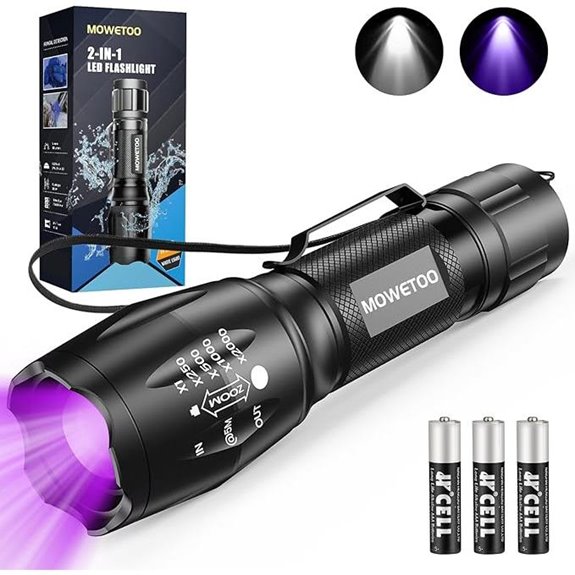 UV Flashlight Black Light Pet Urine Detector