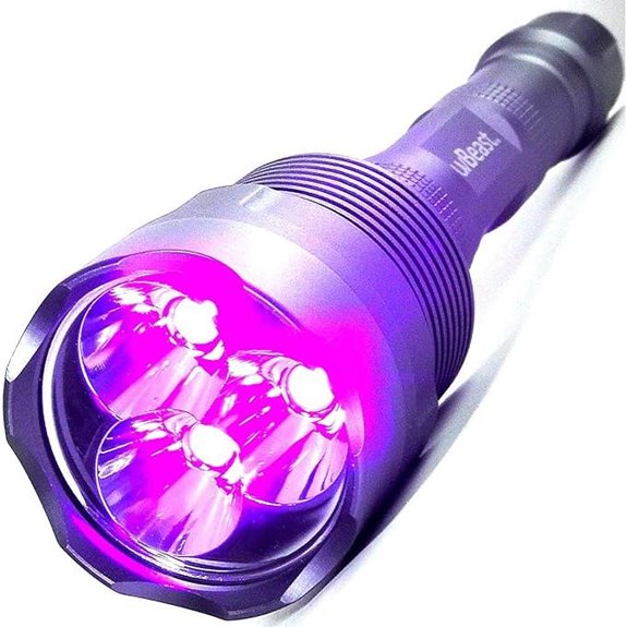 uvBeast V3 Black Light UV Flashlight (385-395nm)