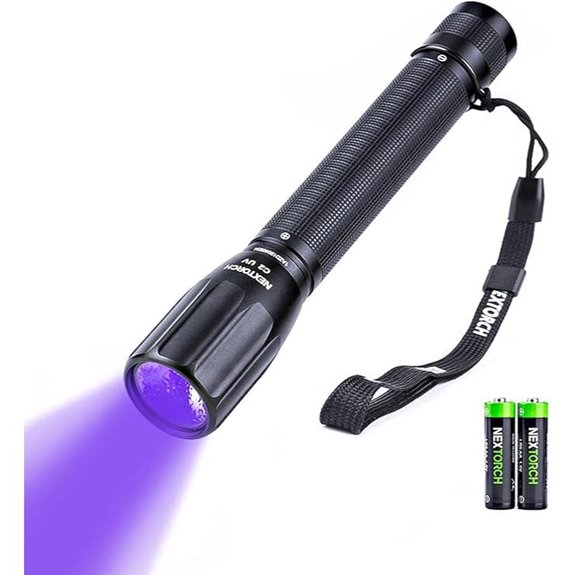 NEXTORCH 405nm UV Blacklight Flashlight for Pet Stains (C2UV)