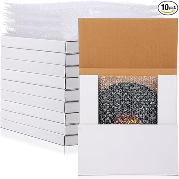 Janlaugh Vinyl Record Mailers 10 Sets (12.6 x 12.6)