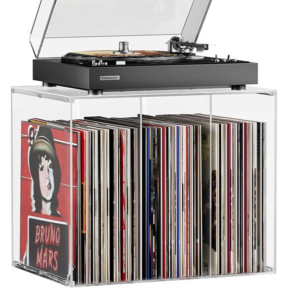 Bikoney Vinyl Record Storage Stand & Holder